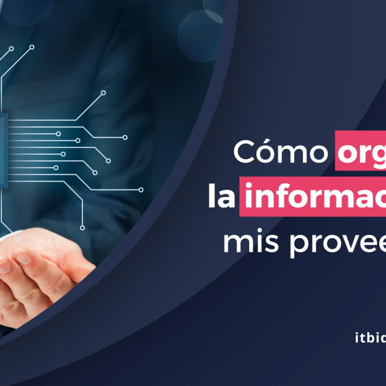 Cómo organizar la información de mis proveedores