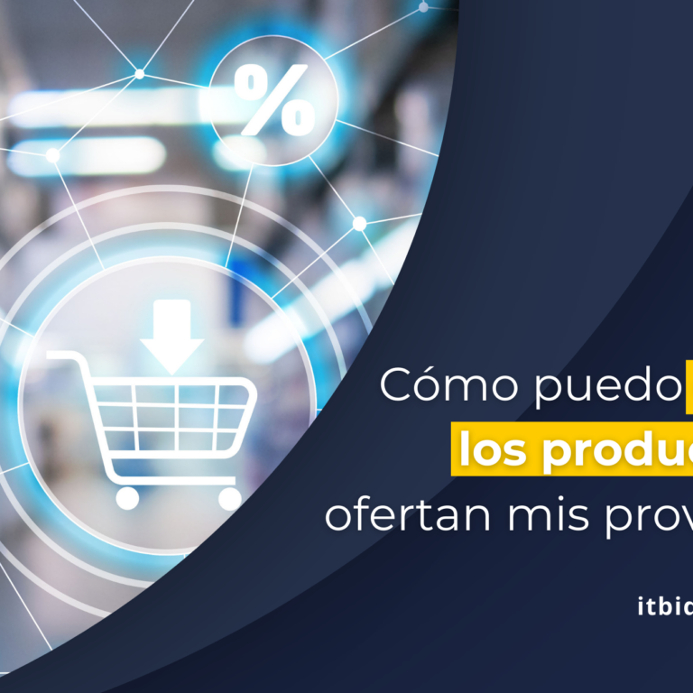 Cómo puedo conocer los productos que ofertan mis proveedores